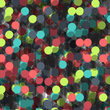 Color Abstract Lines Rain Generative Art background illustration