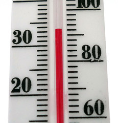 red mercury household temperature thermometer,