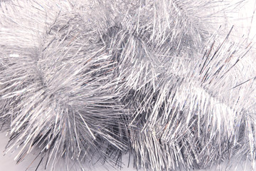 White christmas chain isolated background - Image