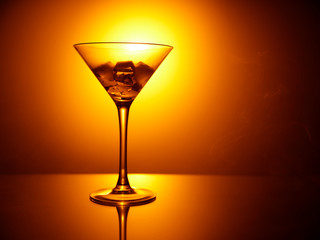 martini with olive