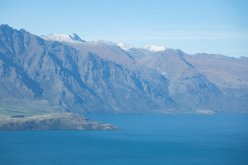 Naklejka na ściany i meble Lake Wakaipu in New Zealand