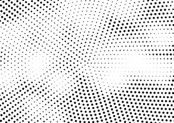 Abstract halftone dotted background. Futuristic grunge pattern, dot and circles.  Vector modern optical pop art texture for posters, sites, business cards, cover, postcards, labels, stickers layout.