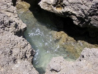 Sea Water Between Rocks