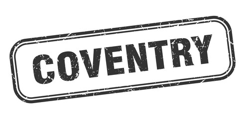 Coventry stamp. Coventry black grunge isolated sign