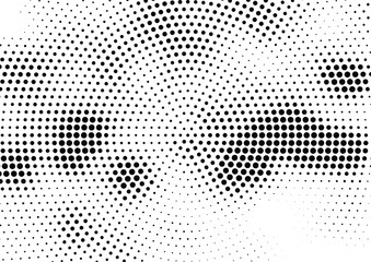 Abstract halftone dotted background. Futuristic grunge pattern, dot and circles.  Vector modern optical pop art texture for posters, sites, business cards, cover, postcards, labels, stickers layout.