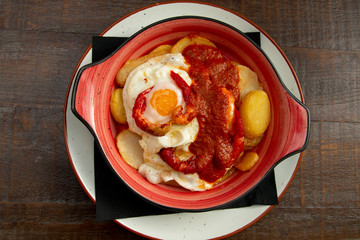 Burger And Fries A plate of fries and a burger eggs