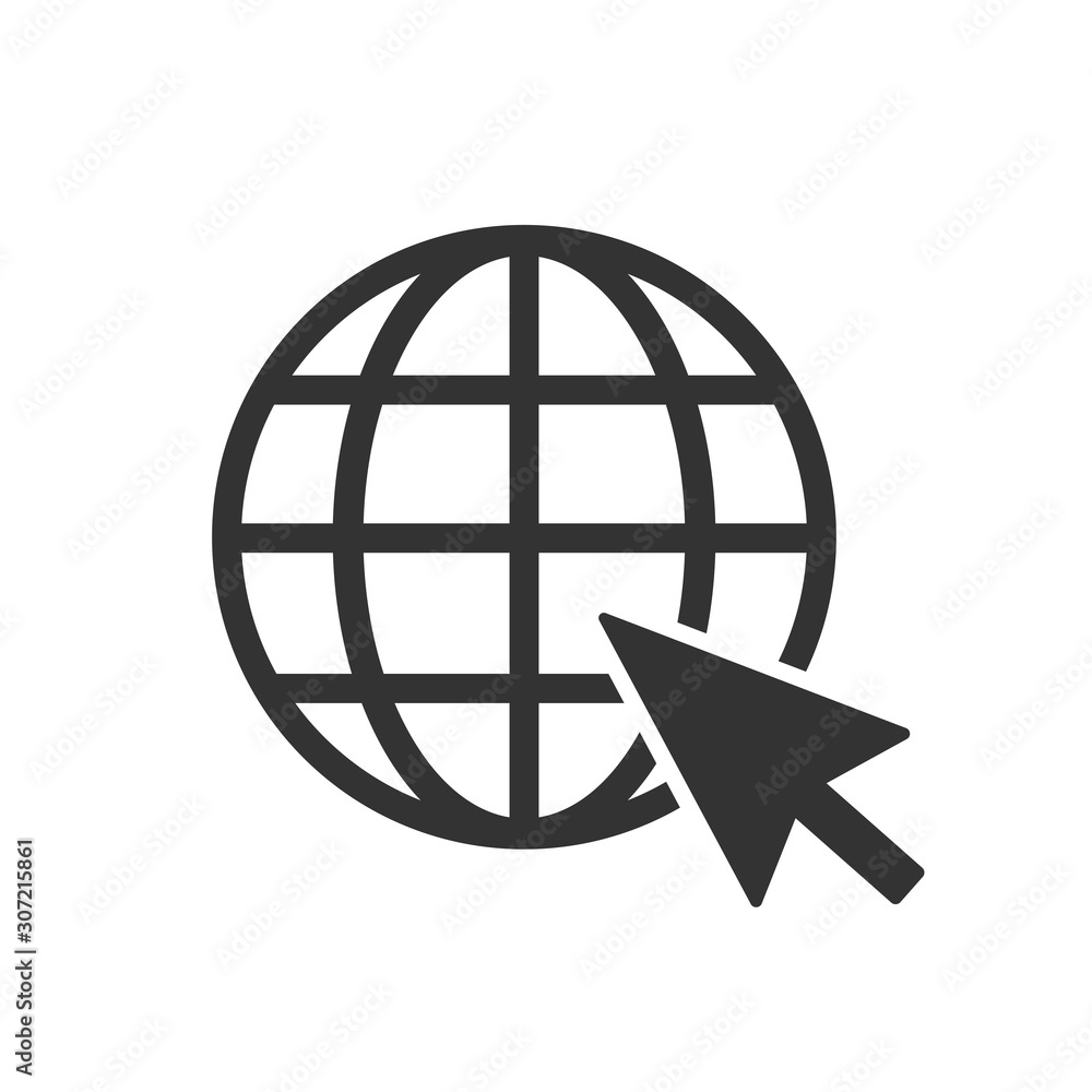 Canvas Prints website icon. vector www icon
