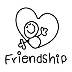  Friendship Sticker Vector 
