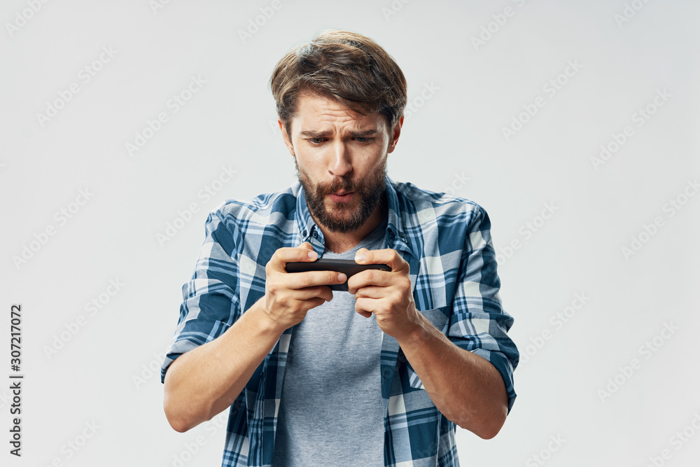 Canvas Prints man with cigarette