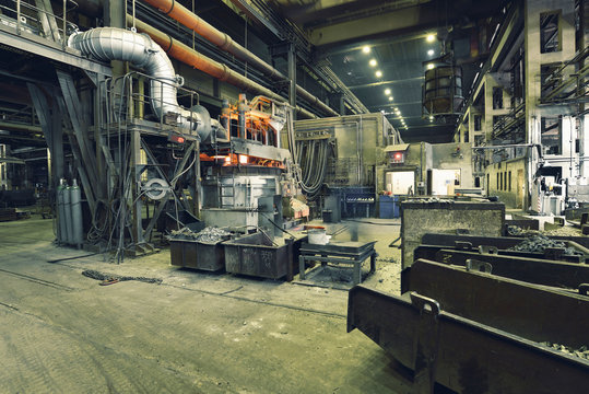 Blast Furnace In A Foundry