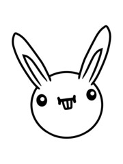 Cartoon Hase Gesicht 