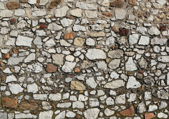 Very old stone wall texture