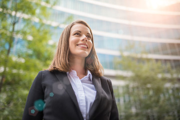 Portrait of a smiling business woman