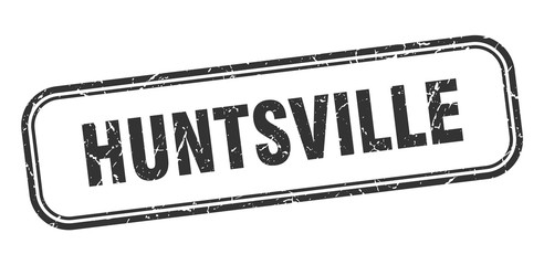 Huntsville stamp. Huntsville black grunge isolated sign