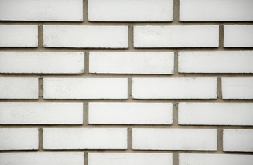 White brick wall, background, texture