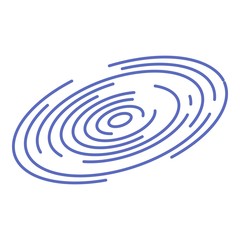 Fototapeta na wymiar Fingerprint icon. Isometric of fingerprint vector icon for web design isolated on white background