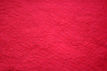 red background made of synthetic material sock for gifts for Christmas and New year