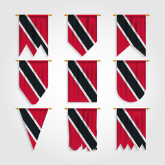 Trinidad and Tobago Flag in Different shapes, Flag of Trinidad and Tobago in Various Shapes