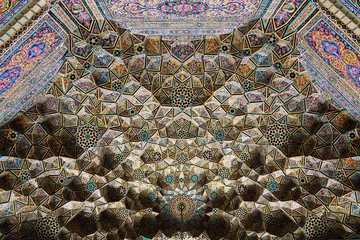 Grey and brown sleeveless top