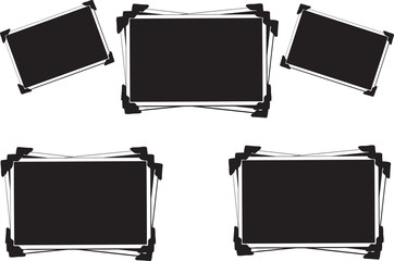 Blank Picture with photo corners