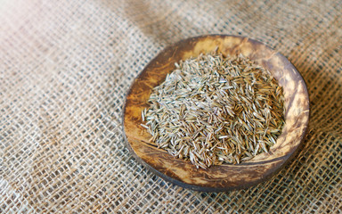 Grass seeds for making lawn in landscape design