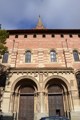 Entrance to the Basilica of Saint-Sernin in Toulouse
