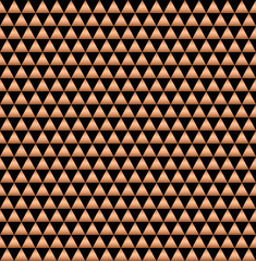 Abstract geometric golden seamless painted black background. Endless pattern of holiday packaging