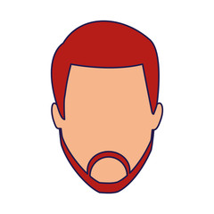 avatar man face with beard icon