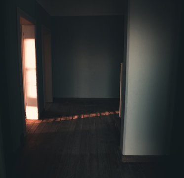 Inside white room view
