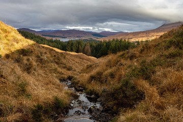 Fototapeta na wymiar Bridge of Orchy, part of the West highland way, Scotland