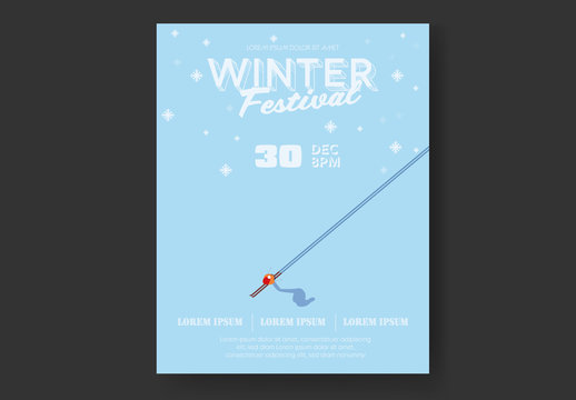 Winter Festival Skier from Top Flyer Layout