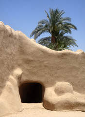 Lehmbauweise - adobe wall