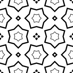 Obraz premium Abstract thin line seamless pattern. Linear ornamental geometric background. Wrapping paper. Vector illustration. 