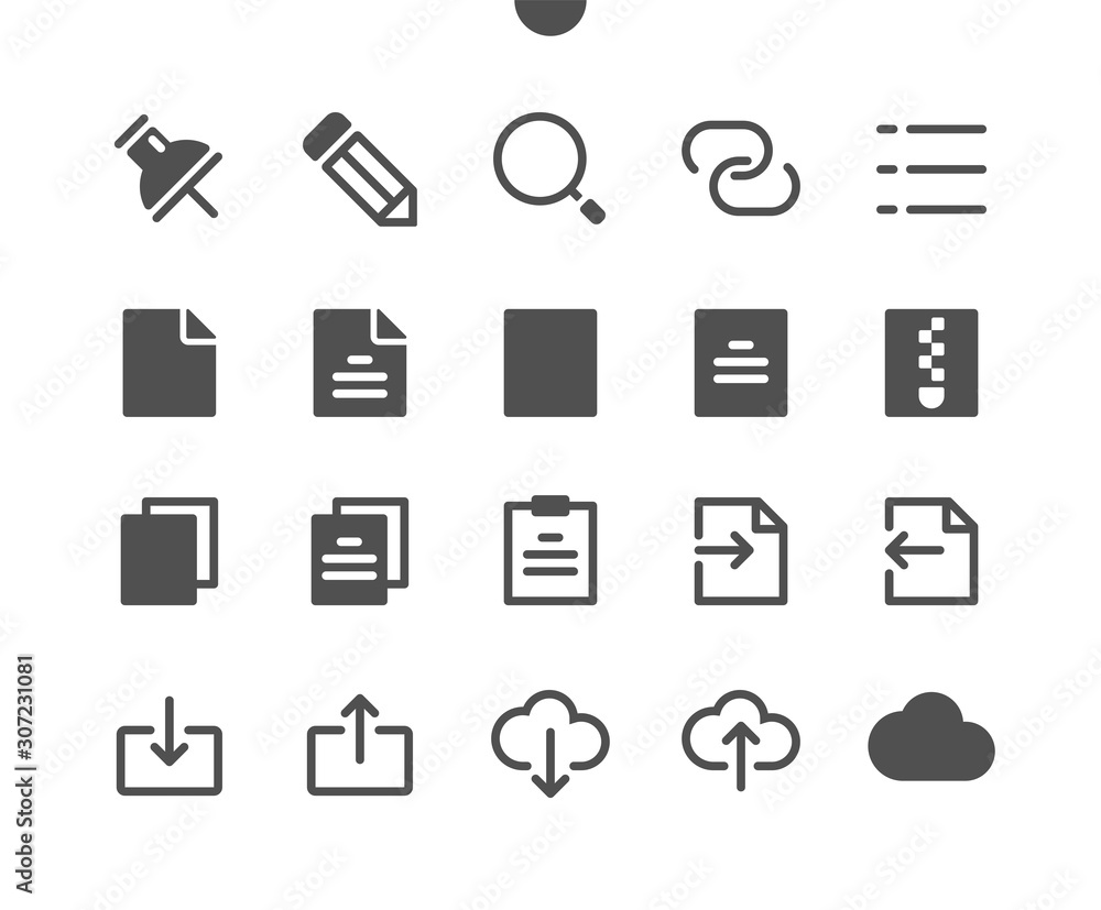 Poster 15 file v2 ui pixel perfect well-crafted vector solid icons 48x48 ready for 24x24 grid for web graph
