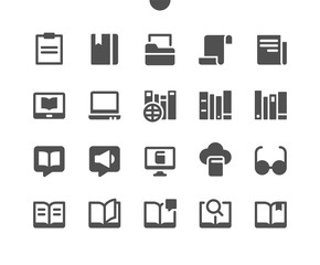 12 Reading v3 UI Pixel Perfect Well-crafted Vector Solid Icons 48x48 Ready for 24x24 Grid for Web Graphics and Apps. Simple Minimal Pictogram