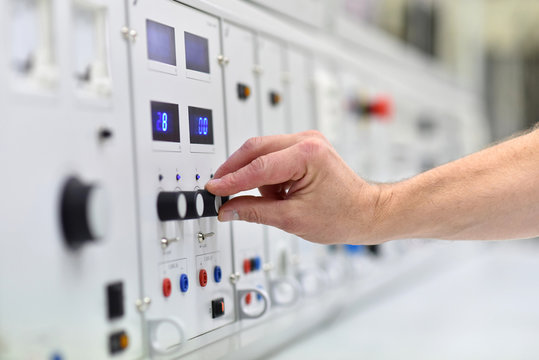 hand operated knob of an electronic device - closeup photo
