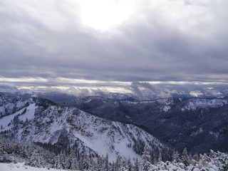 Fototapeta premium Hochfelln, Niemcy: Alpy Chiemgawskie
