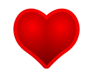 Valentine heart symbol