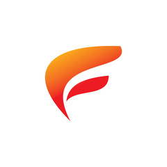 color fire flame logo design