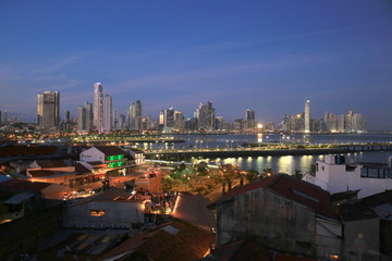 Fototapeta na wymiar Skyline of Panama City