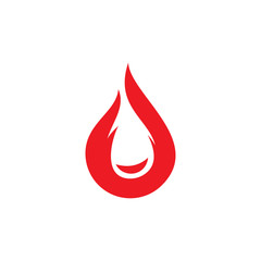 Fototapeta premium fire flame color art logo design