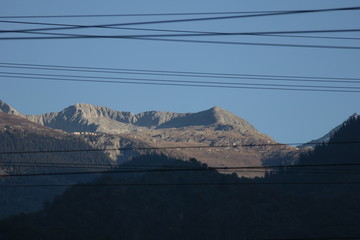 Swiss mountains in spring