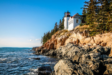 The Bass Harbor Head Lighthouse in Maine
