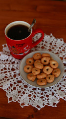 hot black coffee for a brisk morning