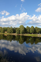 Fototapeta na wymiar Klarälven bei Karlstad in Schweden