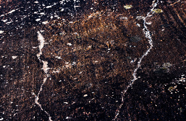 Old dark and cracked surface tarmac high quality image
