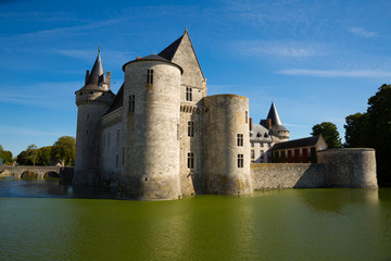 View of Chateau de Sully-sur-Loire