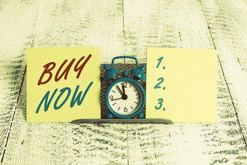 Handwriting text writing Buy Now. Conceptual photo asking someone to purchase your product Provide good Discount