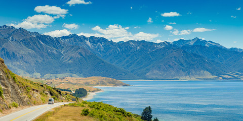 lake in the mountains