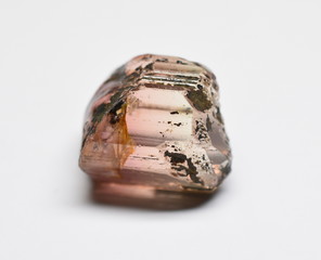 Tourmaline from Congo raw gemstone crystal